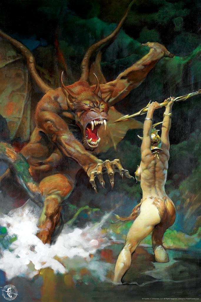 ROUGH WORK Frank Frazettaフランクフラゼッタラフワーク Rough Work