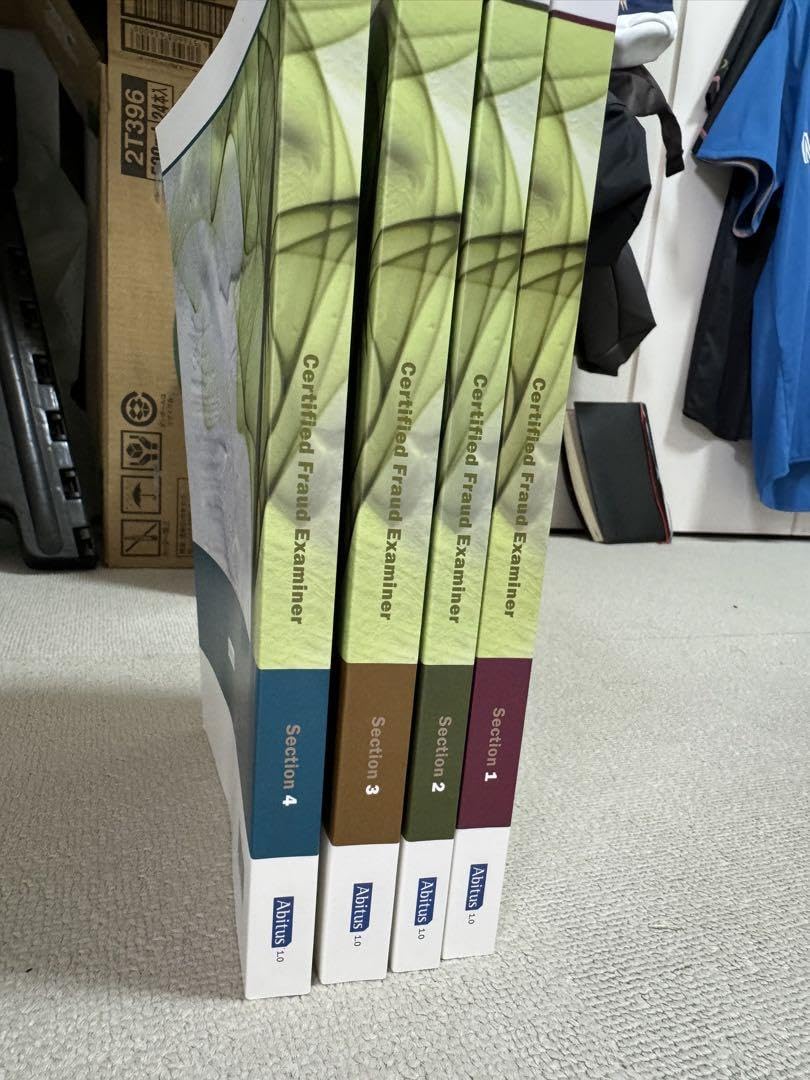 Amazon.co.jp: CFE 公認不正検査士 Abitusテキスト4冊セット : おもちゃ