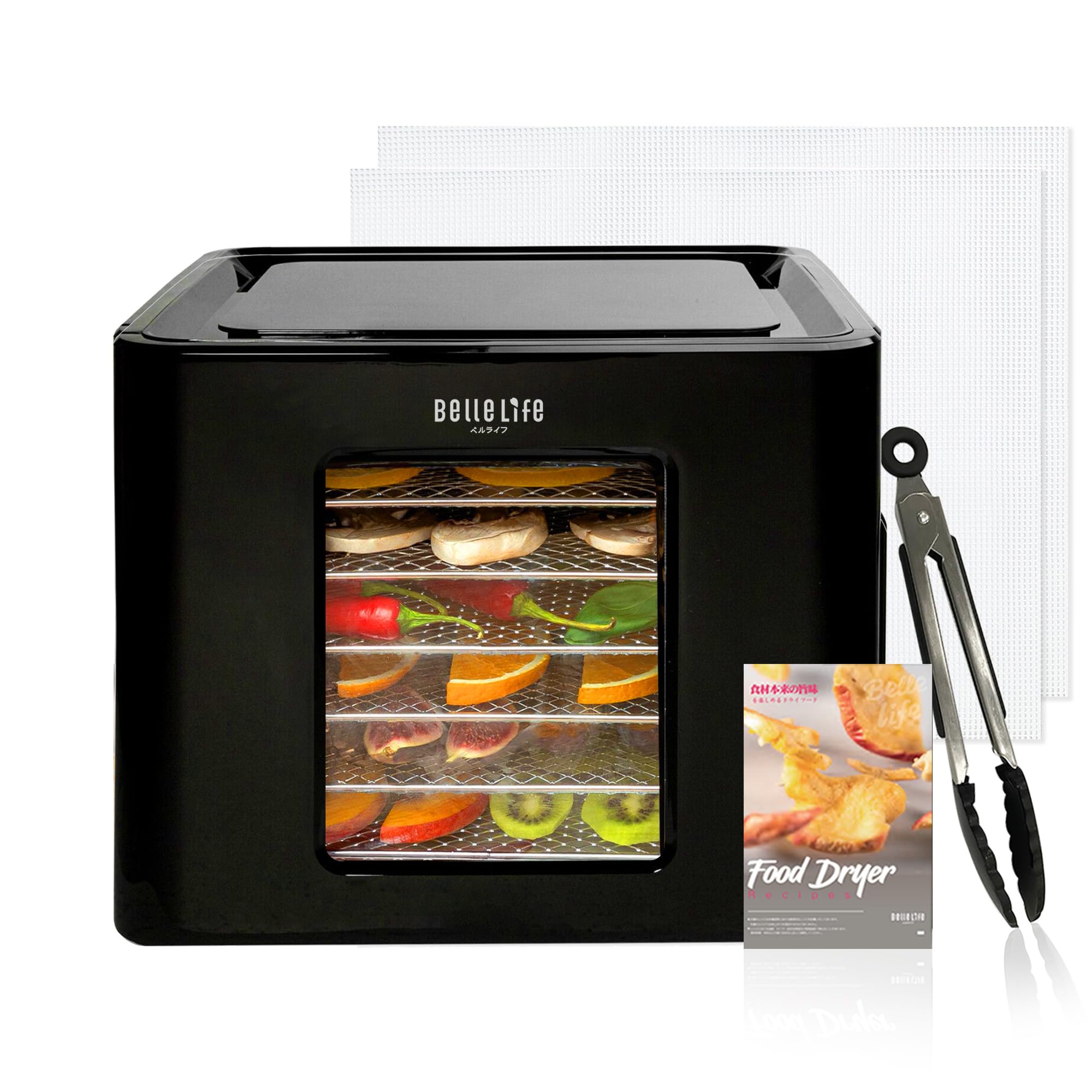 Amazon.co.jp: フードドライヤー Bellelife 食品乾燥機 野菜乾燥機ド