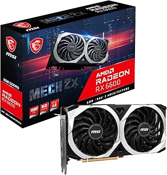Amazon.com: MSI Radeon RX 6600 MECH 2X 8G Graphics Card 8GB Memory