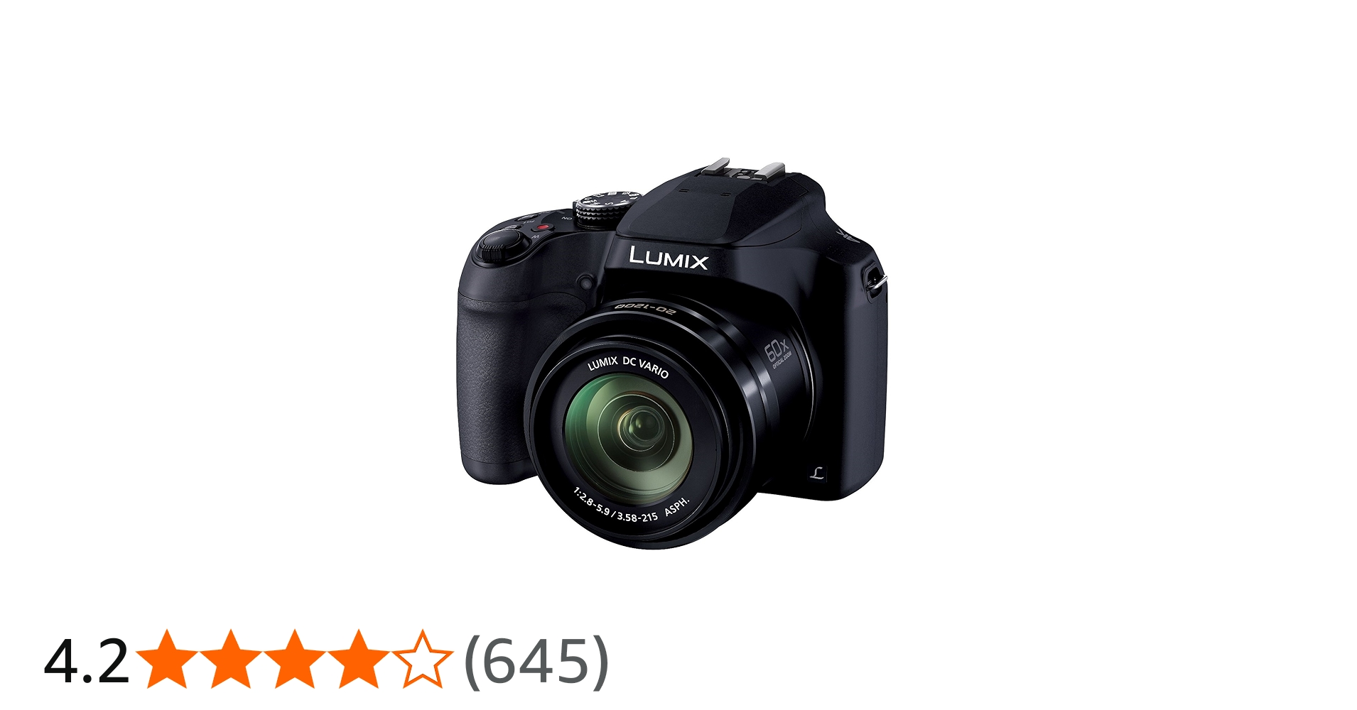 Amazon | パナソニック デジタルカメラ ルミックス FZ85 ブラック DC