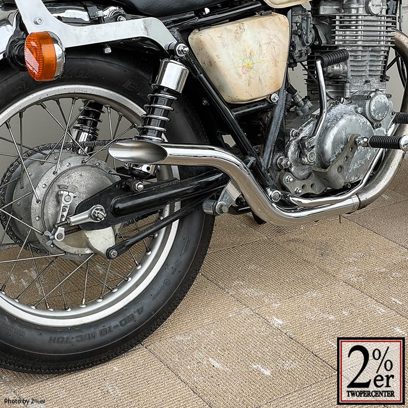 Amazon | セミアップドラッグパイプマフラー スリップオン SR400/500