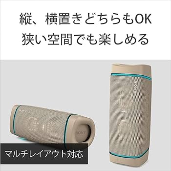 Amazon.co.jp: ソニー ワイヤレスポータブルスピーカー SRS-XB33