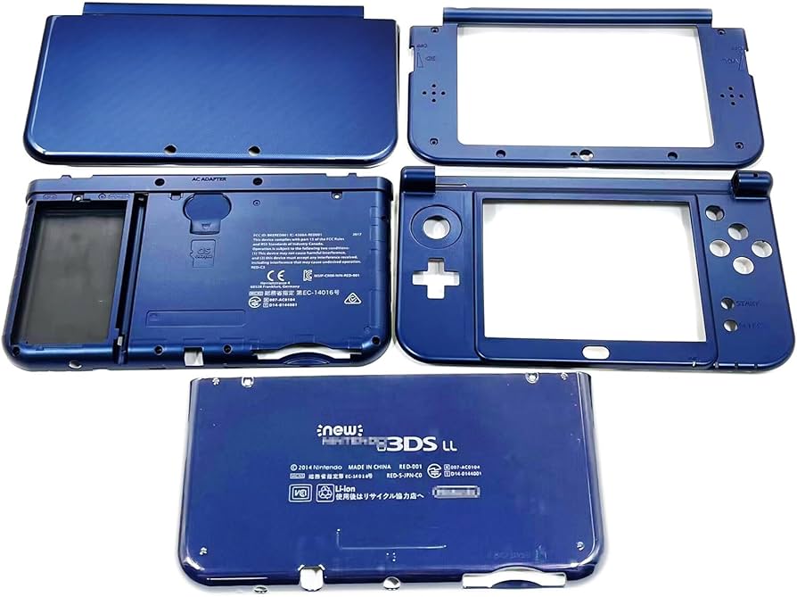 Amazon.co.jp: ブルーカラー 3DSLL エクストラハウジングケースシェル