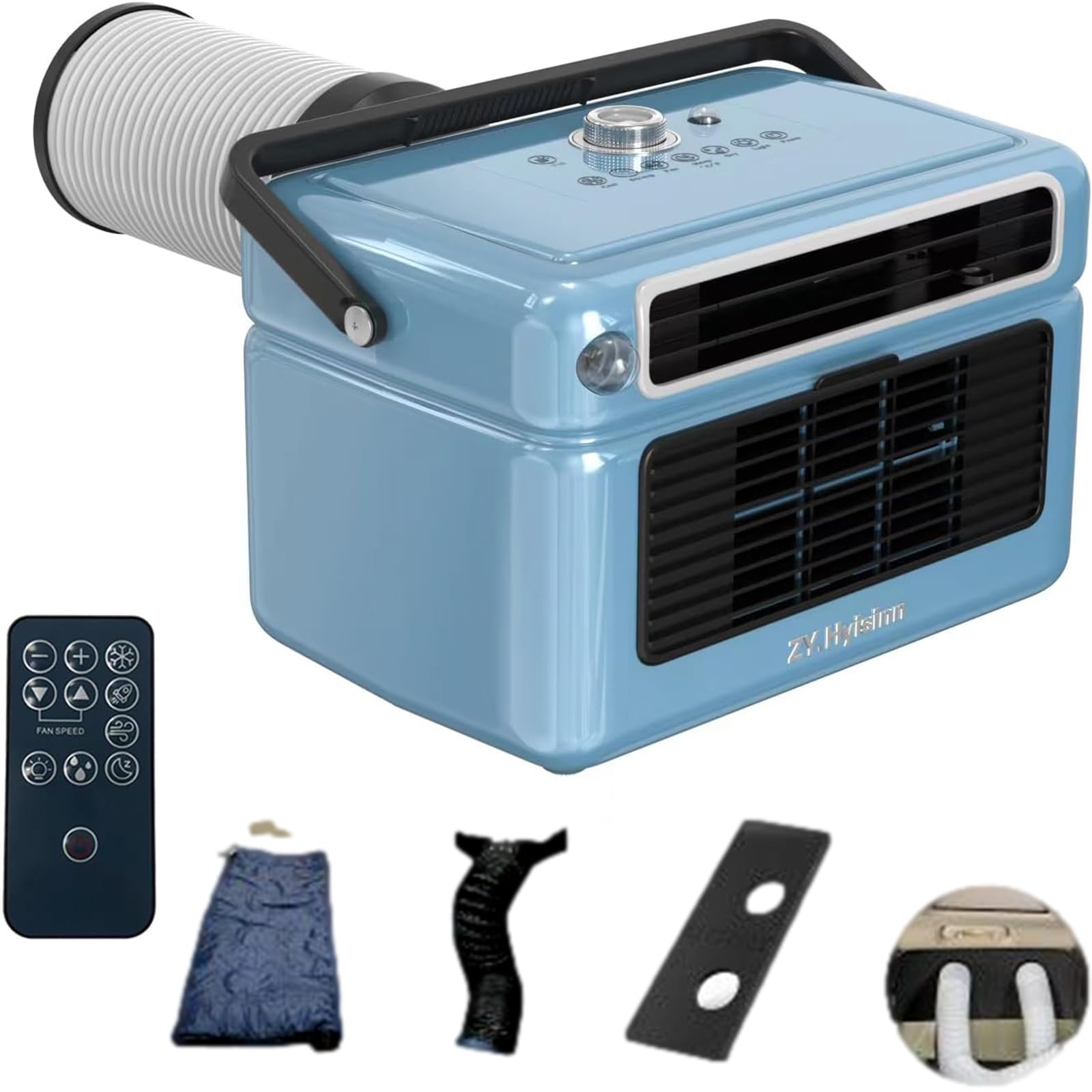 Amazon.co.jp: スポットクーラー ポータブルクーラー 車中泊セット