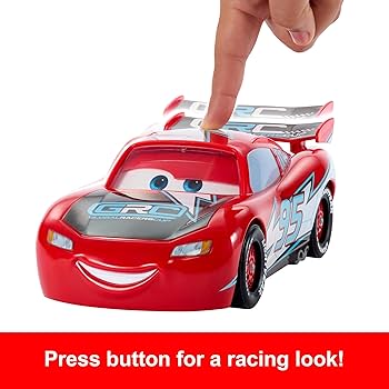 Mattel Disney and Pixar Cars Lightning McQueen Toy Vehicle and
