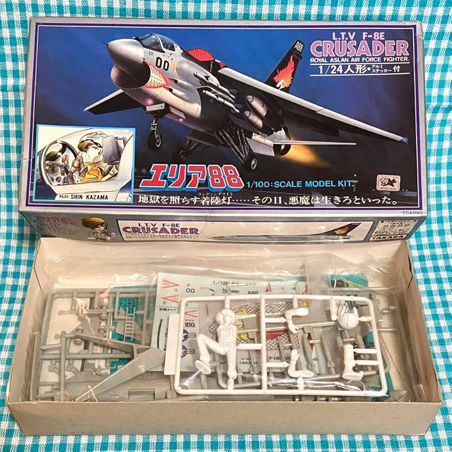 Amazon.co.jp: プラモデル エリア88 L.T.V F-8E CRUSADER 新谷かおる