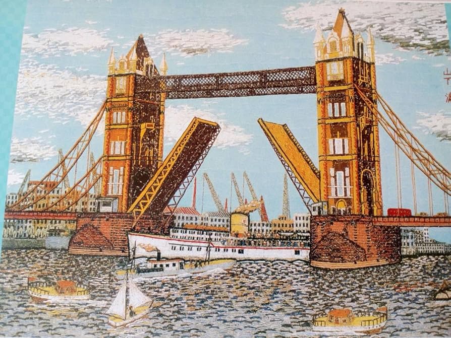 Amazon.co.jp: 廃盤品 山下清 ロンドンのタワーブリッジ 1000p