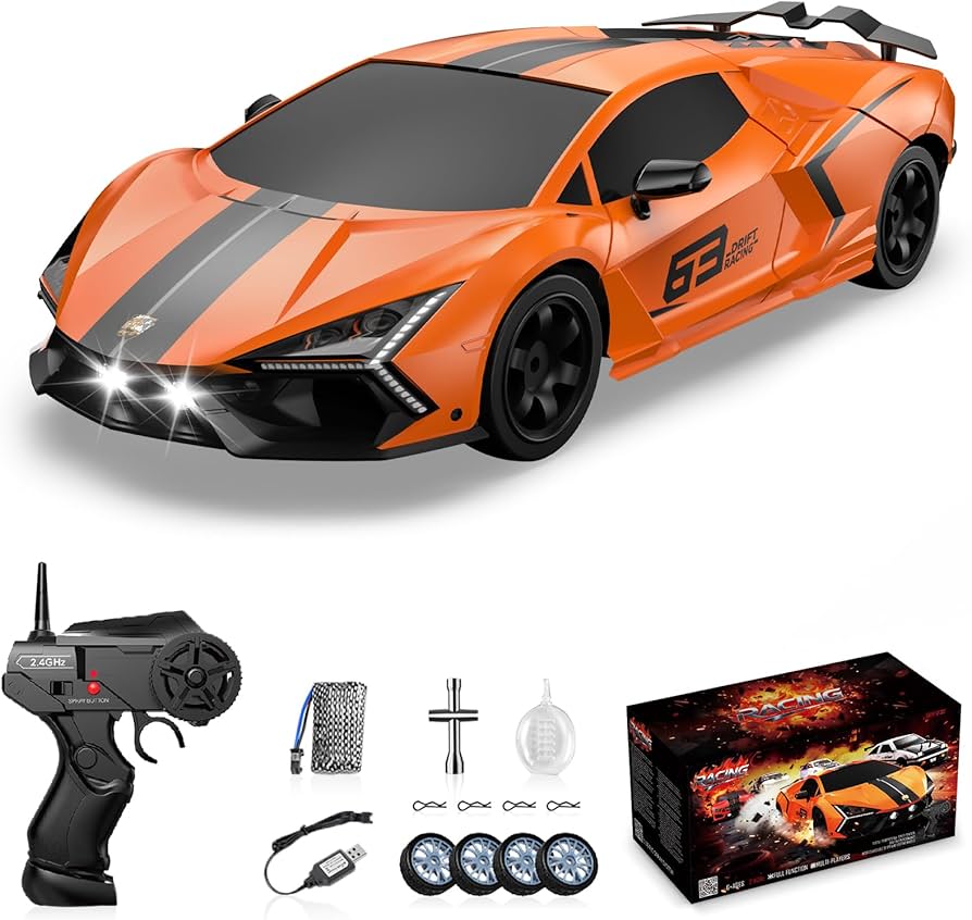 Amazon.co.jp: Sakeye RCドリフトカー 2.4GHz ドリフトRCカー 1/24 4WD