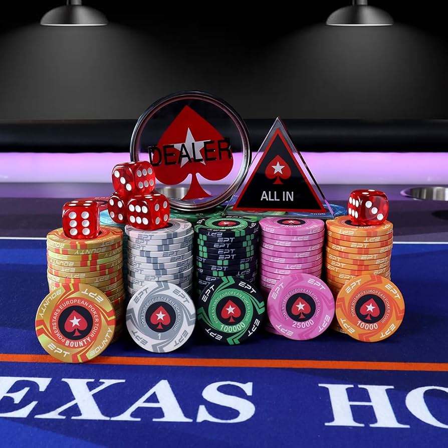 Amazon | EPTポーカーチップ25枚セット ($500) [並行輸入品] | カジノ