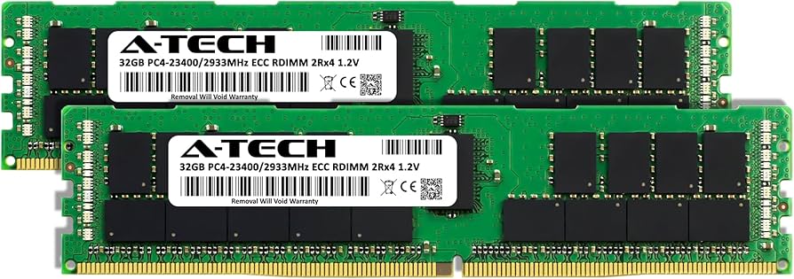 Amazon.co.jp: A-Tech 64GB キット (2x32GB) DDR4 2933MHz PC4-23400