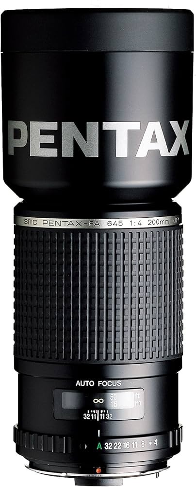 Amazon.com : Pentax smc FA 645 200mm F4 (IF) Lens Black : Camera