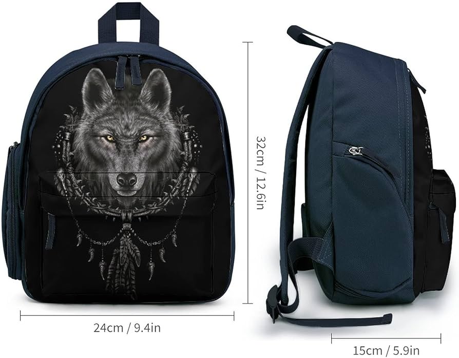 Amazon.co.jp: リュック 狼 ウルフ オオカミ キッズ リュックサック
