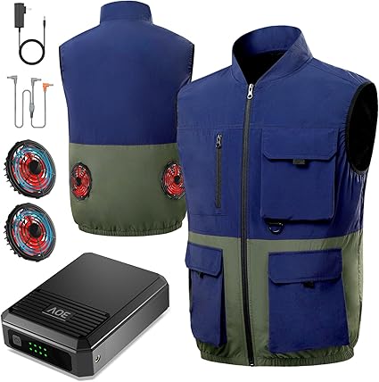 Amazon.co.jp: [AGGOZ] 空調作業服 バッテリーセット【2025最強爆風