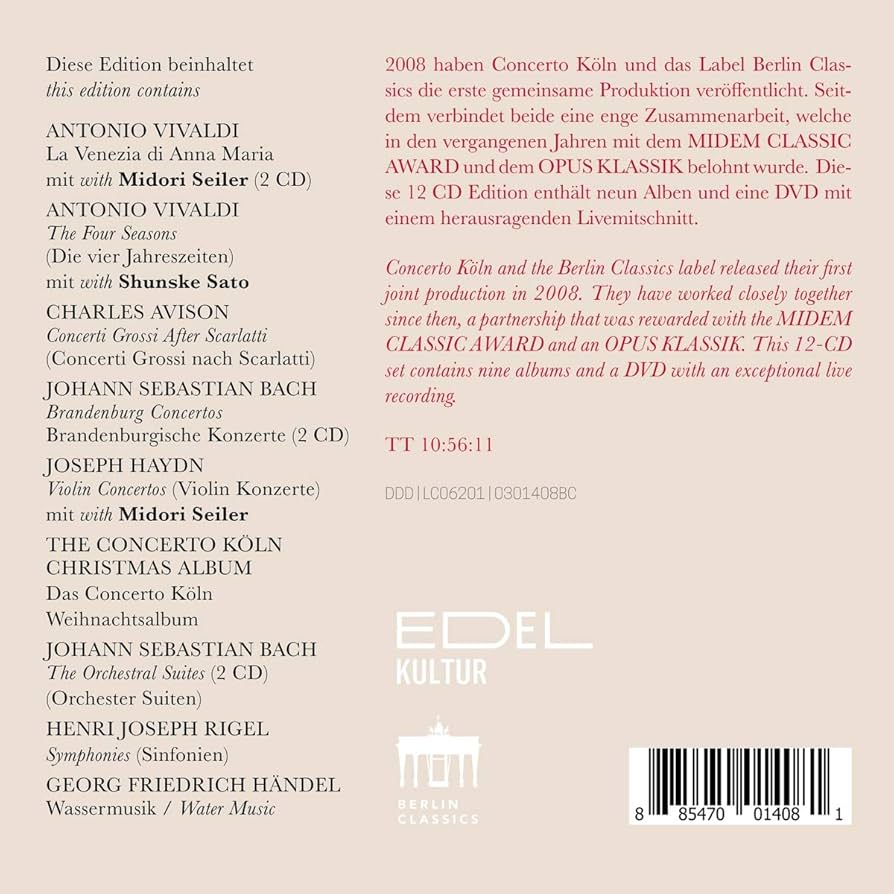 Concerto Köln - コンチェルト・ケルン・エディション ベルリン