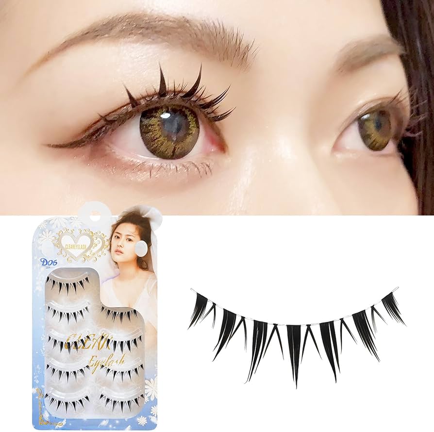 Amazon | CLEAREYELASH つけまつげ ワンホン 韓国風 コスプレメイク