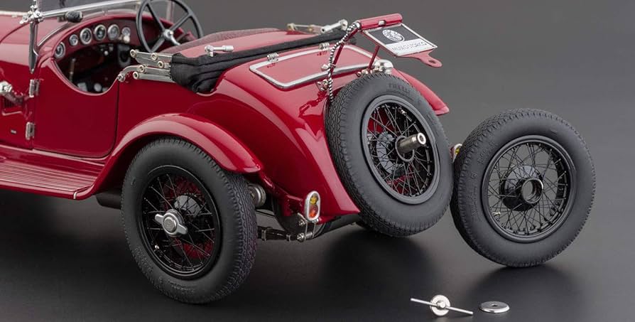 Amazon | Alfa Romeo 6 C 1750 Gran sport、ダークレッド、RHD、1930