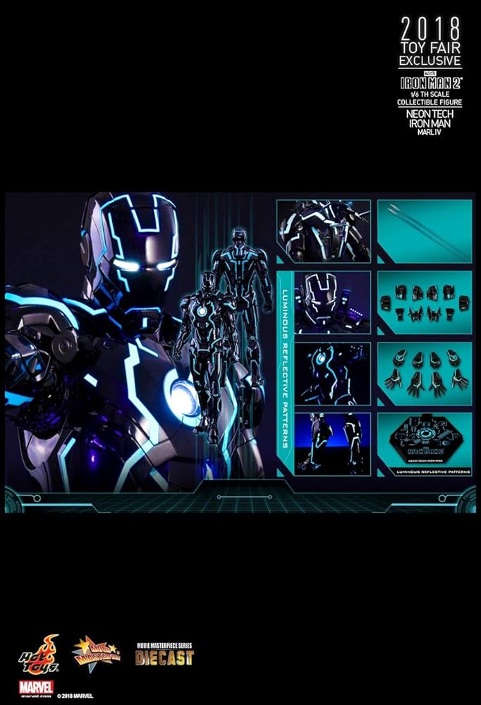 Amazon.co.jp: ムービー・マスターピース DIECAST アイアンマン2 1/6