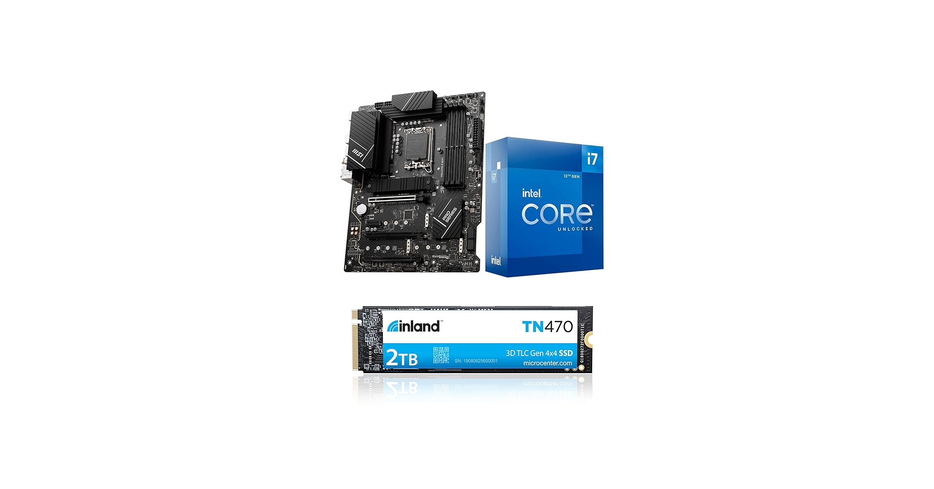Amazon.com: INLAND 3 in 1 Bundle: Intel core i7-12700K Desktop CPU