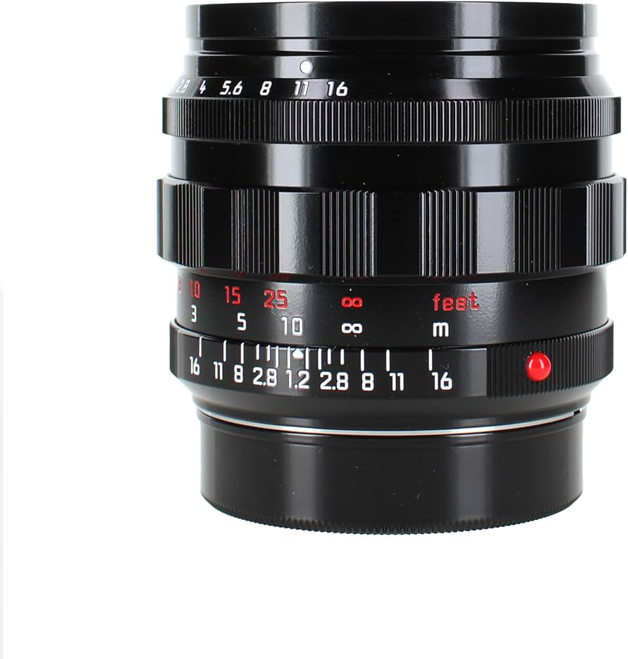 Amazon.com : Leica Noctilux-M 50mm f/1.2 ASPH. Lens (Glossy Black
