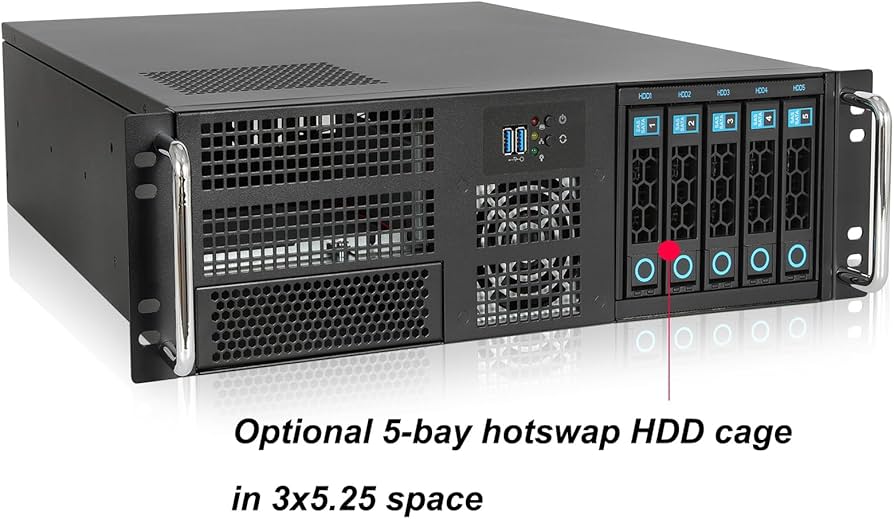 Amazon.co.jp: RackChoice 3u ラックマウントサーバーシャーシ EATX