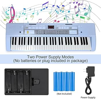 Amazon.com: Funtaki 61 Key Electronic Keyboard Piano with Lighted