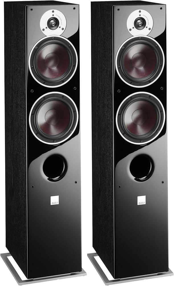 DALI ZENSOR 7 Powerful Floor-Standing Speaker - Black Ash Vinyl