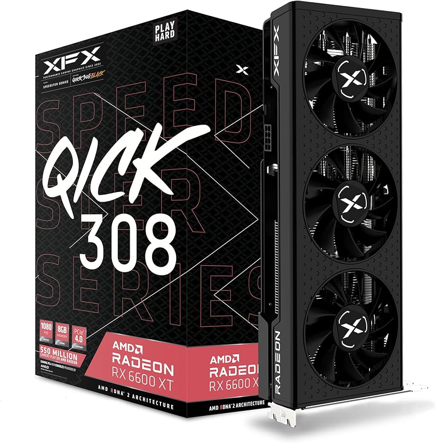 GPU AMD RX6600XT 8GB GDDR6 SPEEDSTER QICK308 XFX RX66XT8LBDQ