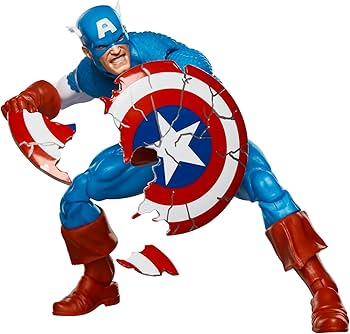 Amazon.com: Marvel Legends Series Captain America, Avengers Retro