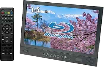 Amazon | BLUEWIDE 14インチ FHD ポータブルブルーレイプレーヤー 充電