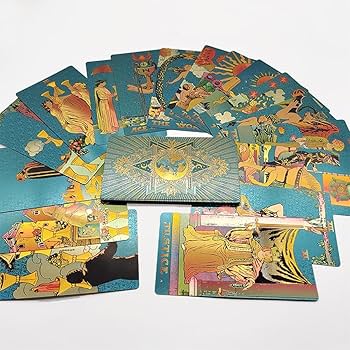 Amazon.co.jp: MSTRCORA 絶妙な金箔タロットカード - 高級タロット