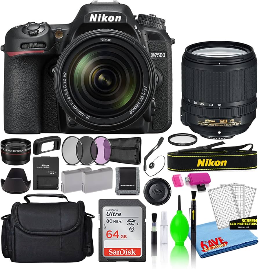 Amazon.com : Nikon D7500 20.9MP DSLR Digital Camera with 18-140mm