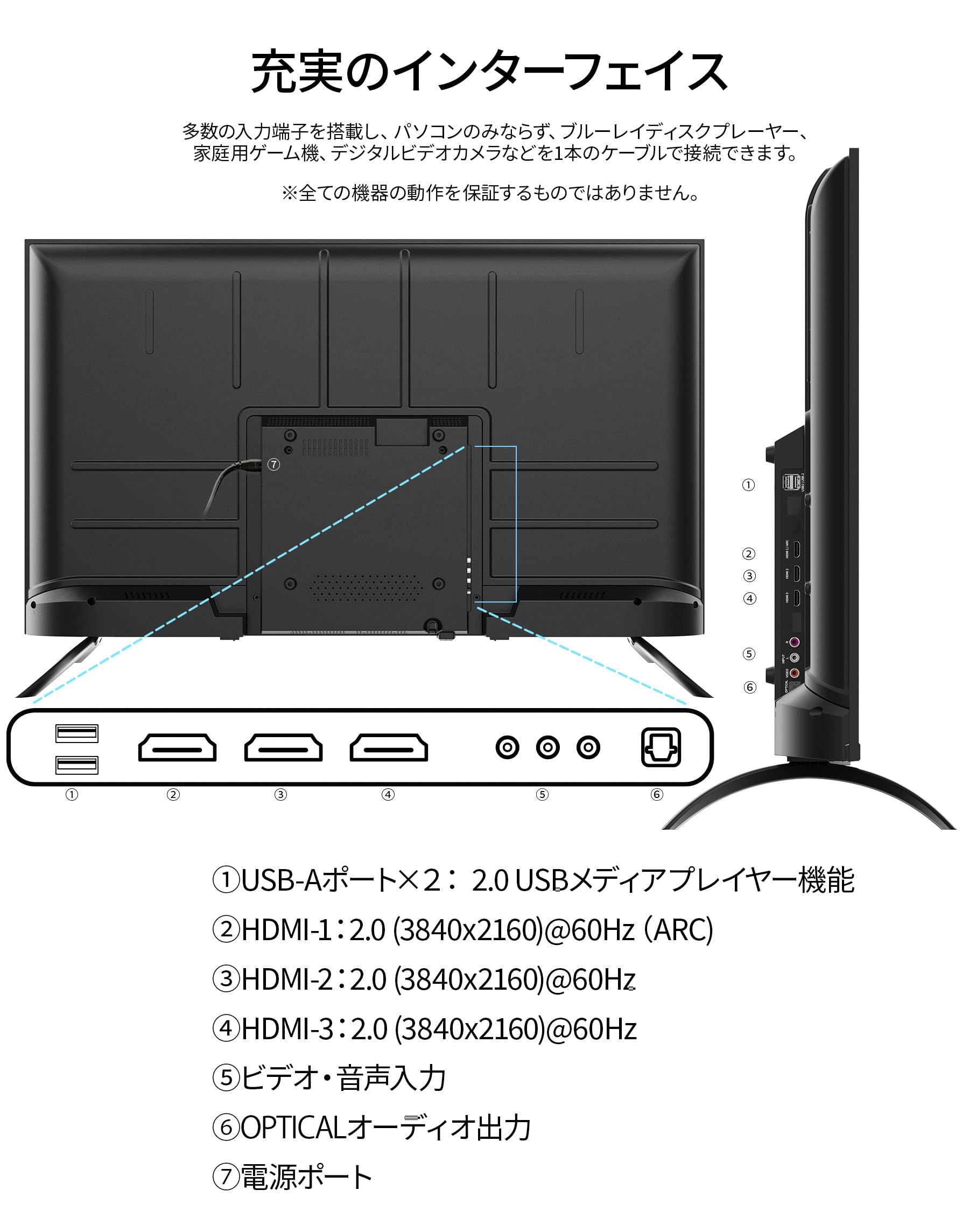 Amazon.co.jp: JAPANNEXT 43インチ 大型 モニター 4K UHD 3840x2160