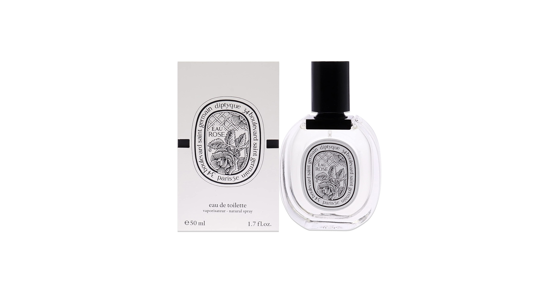 Amazon.com : Diptyque Eau Rose Women EDT Spray 1.7 oz : Beauty