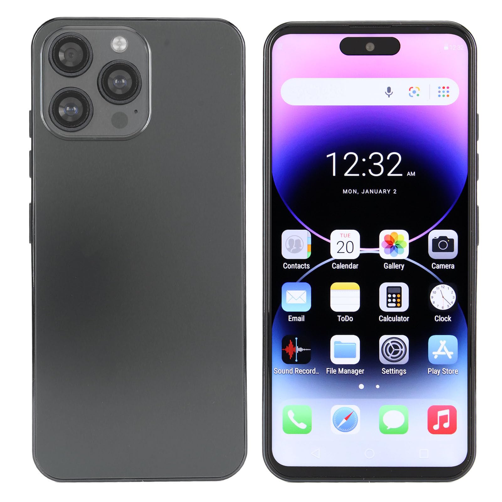 Amazon | I14pro Max ロック解除携帯電話、Android 用 HD 6.6 インチ