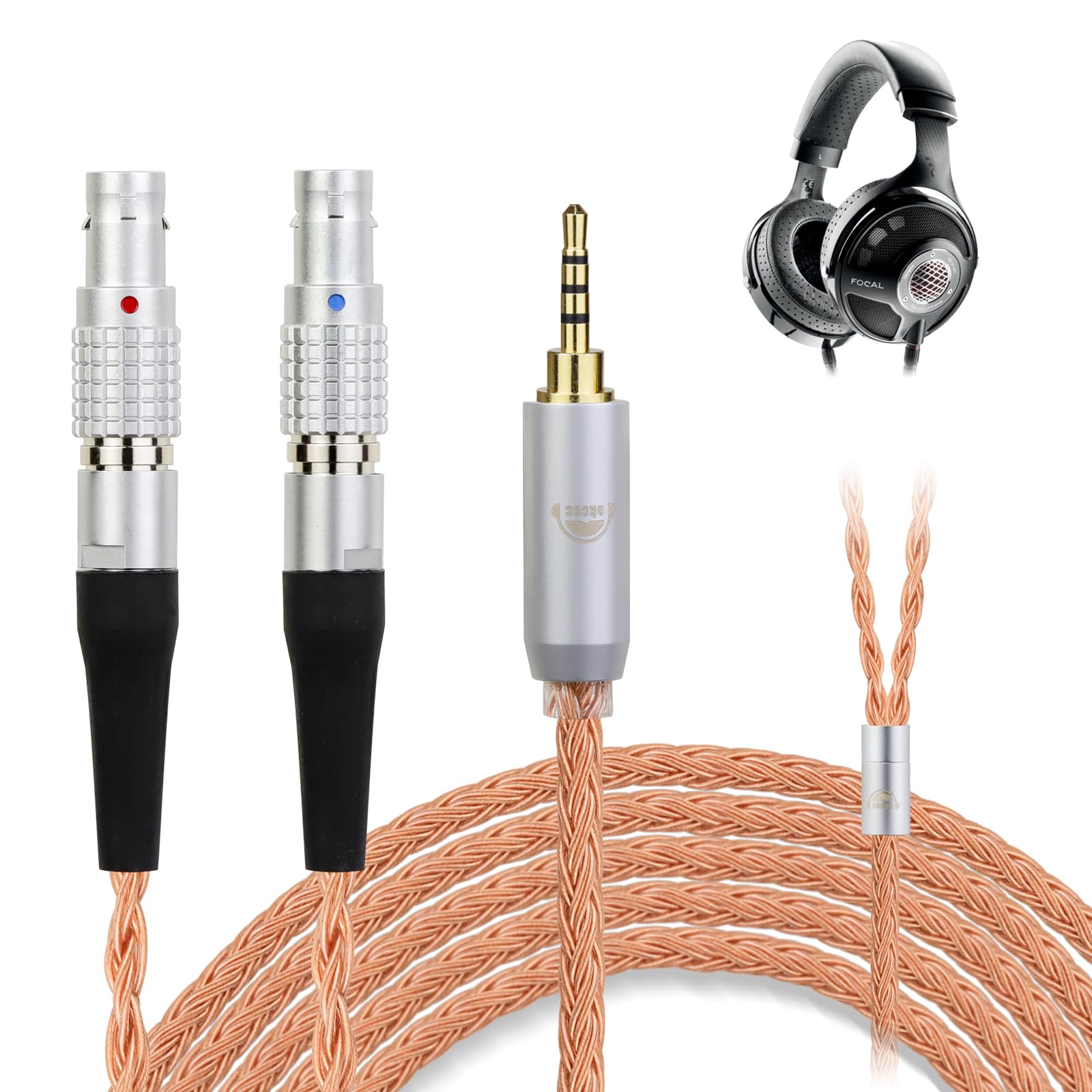 Amazon | okcsc ZT16 ヘッドホンケーブル リケーブル 交換ケーブル