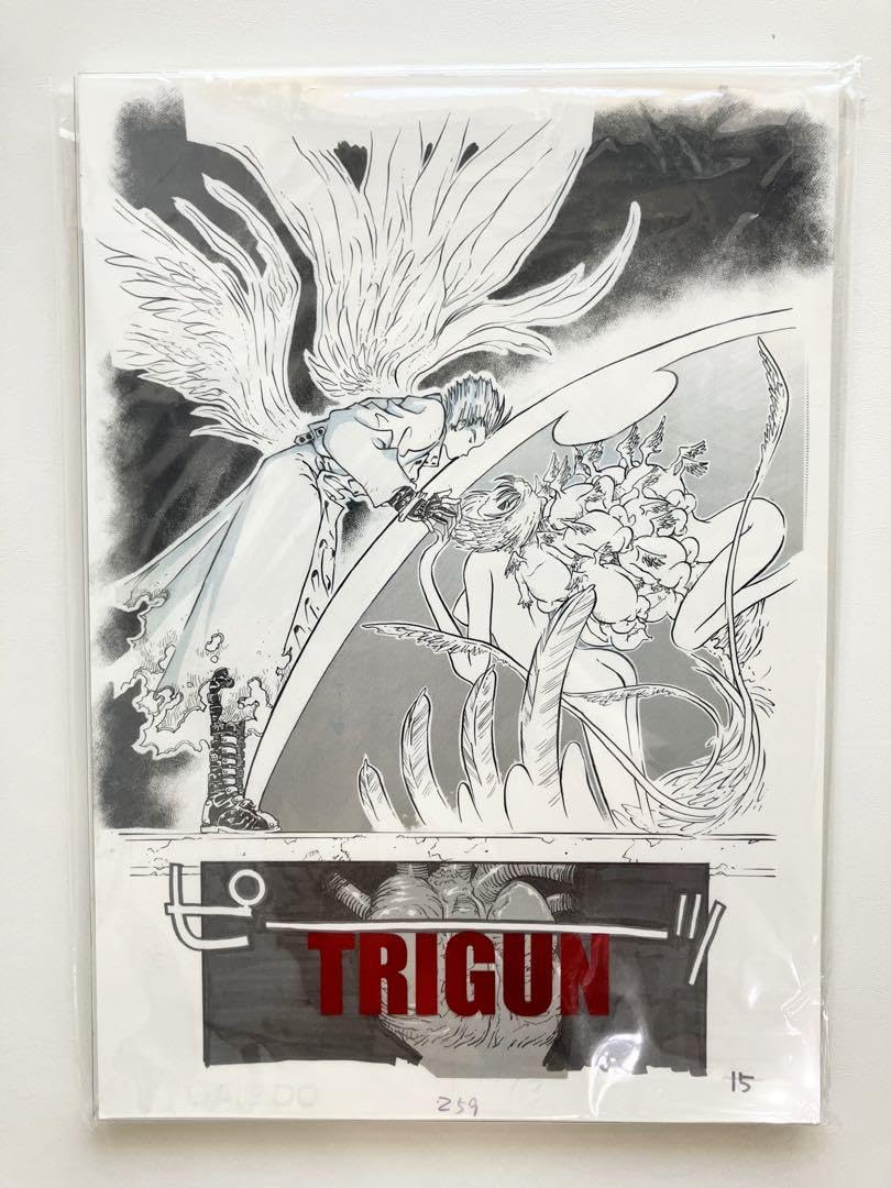 Amazon.co.jp: トライガン 複製原稿 選りすぐり44枚セット TRIGUN 内藤