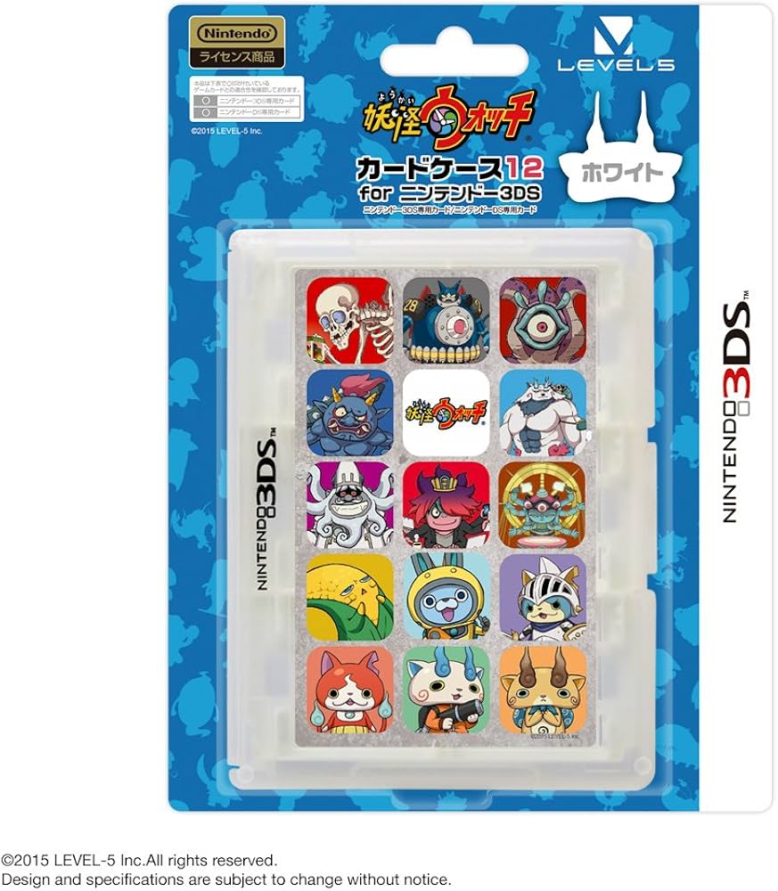 Amazon | 妖怪ウォッチ カードケース12 for ニンテンドー3DS ホワイト