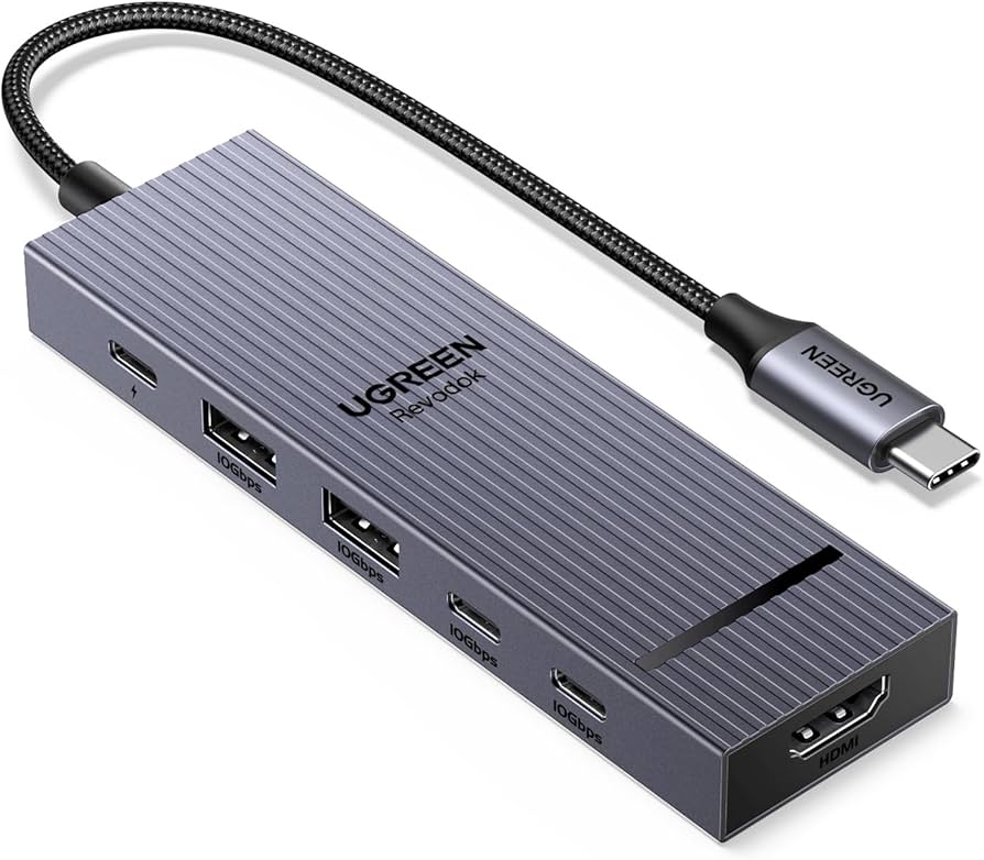 Amazon.com: UGREEN Revodok Pro USB-C Hub 6 in 1 10Gbps 4K 60Hz