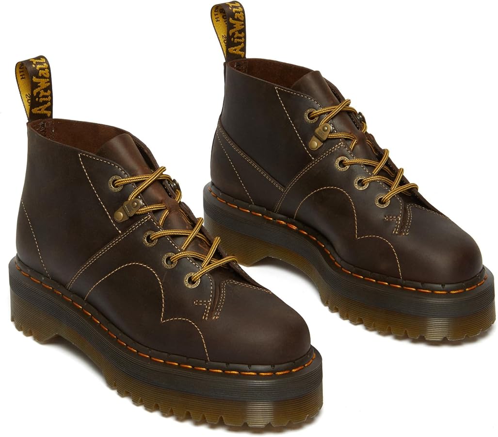Amazon.com | Dr. Martens Unisex Church Quad Archive Dark Brown