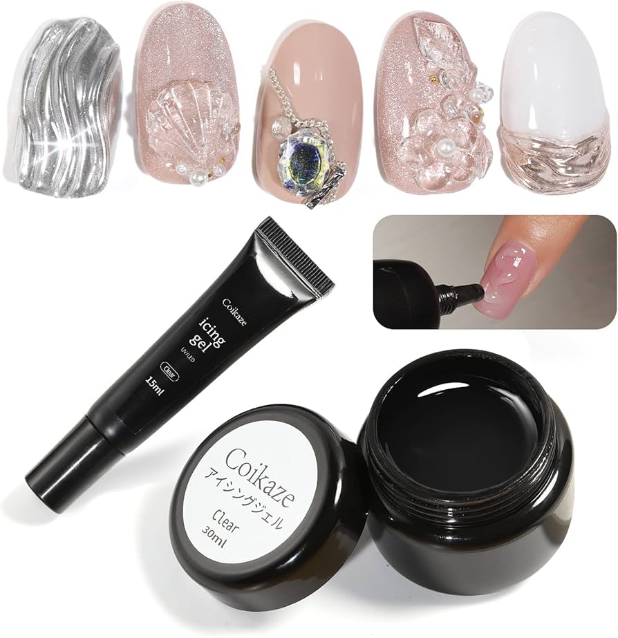 Amazon | Coikaze ジェルネイル アイシングジェル 30g入り チューブ型