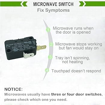 Amazon.com: LONYE WB24X829 D3V-16G-3C25 Microwave Door Switch