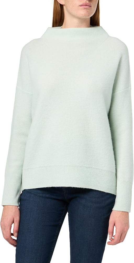 Vince Women's Boiled Funnel Neck Pullover, Aloe, XX-Small at