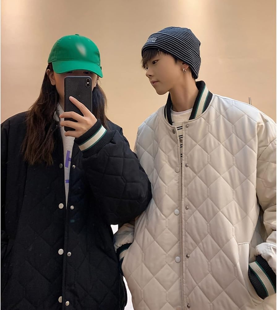 Amazon | [GUREITOJP] スタジャン メンズ スタジアムジャンパー 中綿