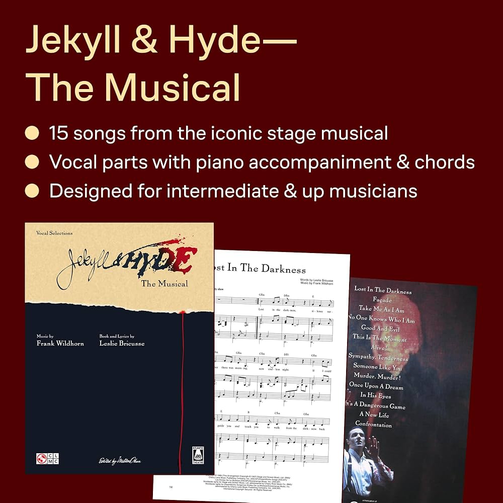Jekyll and Hyde The Musical - Vocal Selections | Broadway Sheet