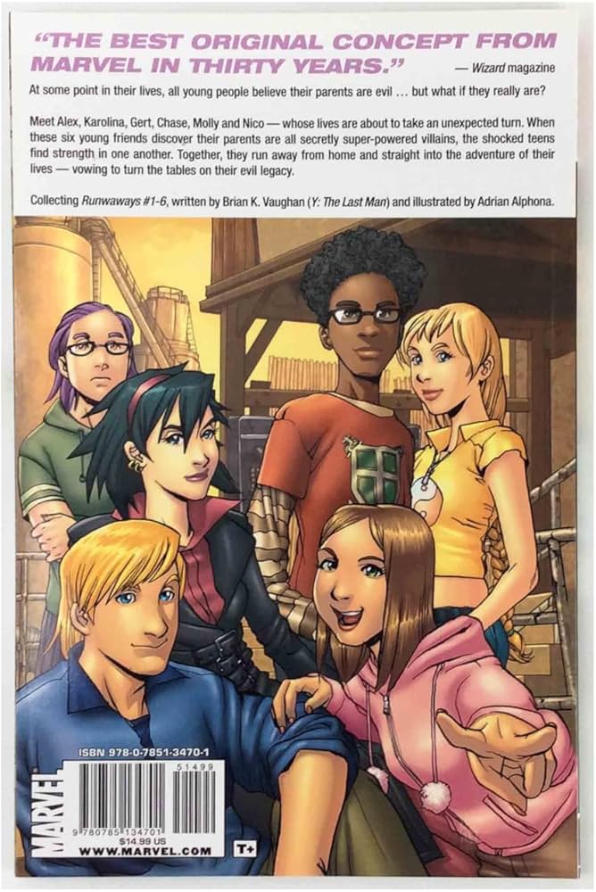 Amazon.com: Runaways Vol. 1: Pride & Joy: 9780785134701: Vaughan