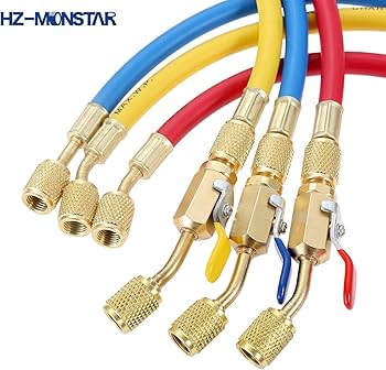 Amazon | HZ-MONSTAR チャージホース 長150cm 3本セット 1/4”SAE接続