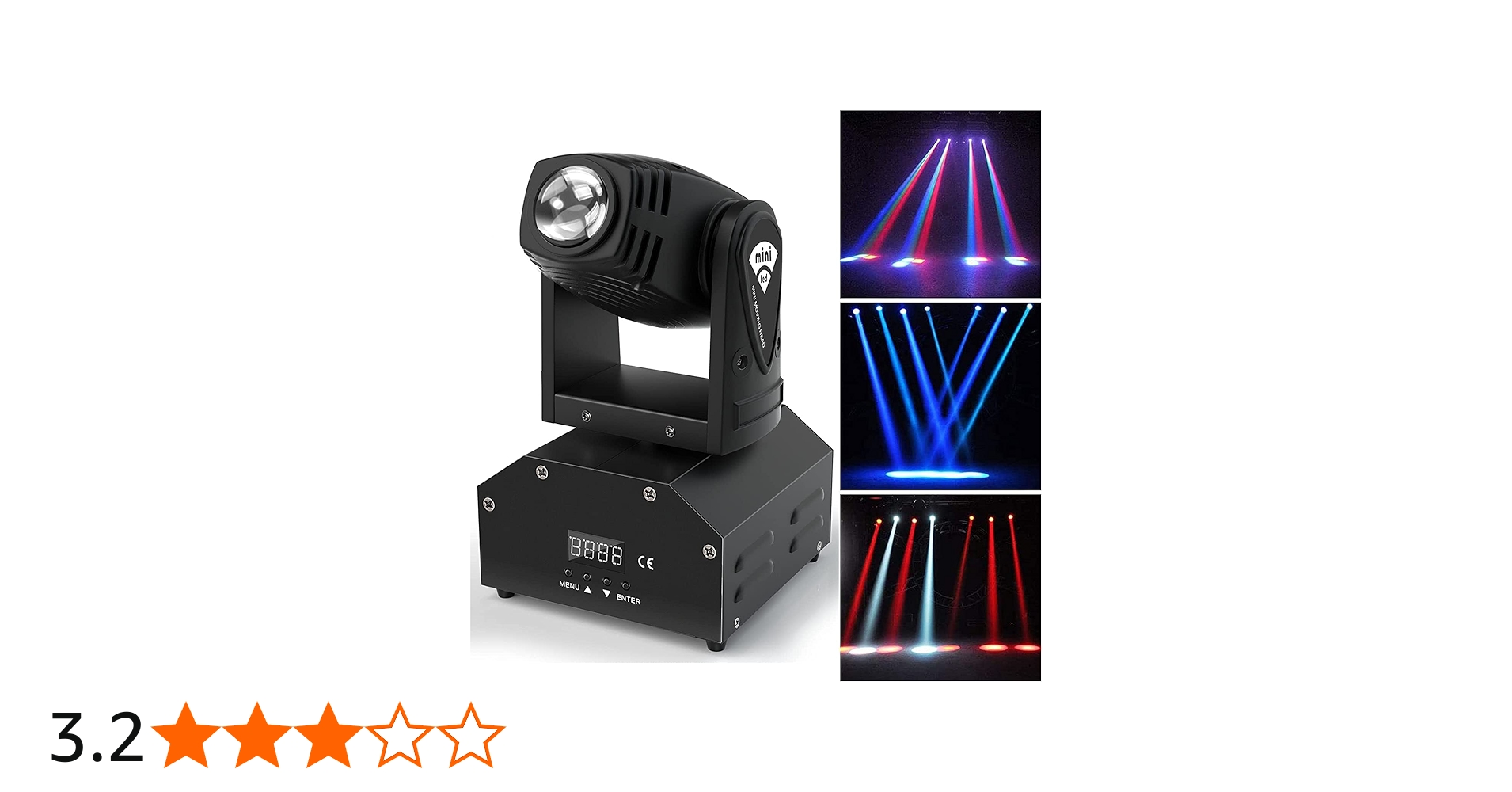Amazon.co.jp: U`King ムービングヘッド 10W ステージライト RGBW（4