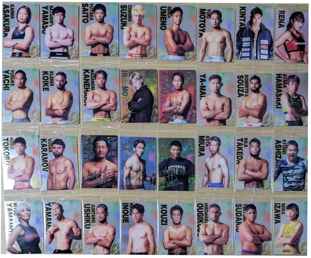 Amazon.co.jp: RIZINウエハース 格闘技 RIZINファイター全32人