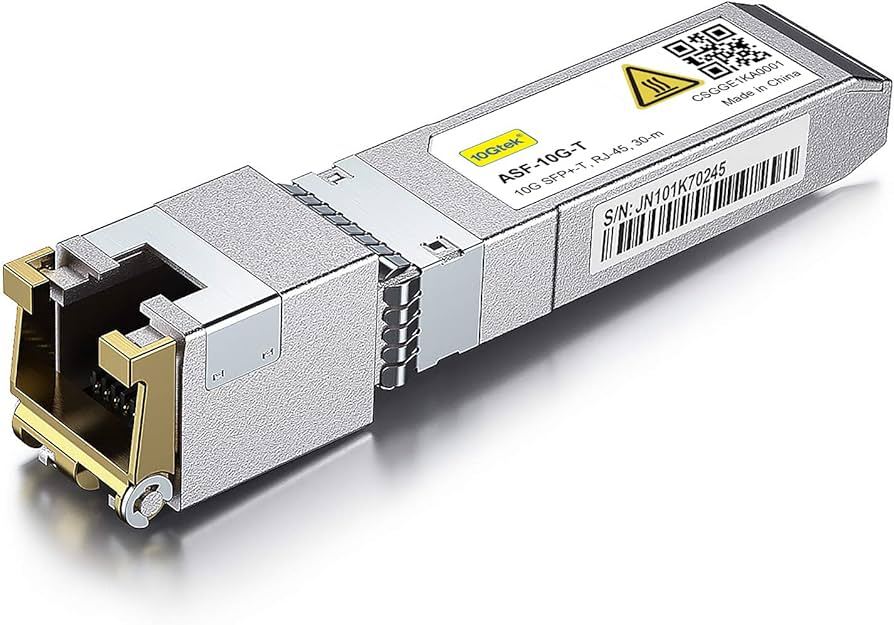 Amazon.co.jp: 10Gtek 10GBase-T SFP+モジュール, 10G-T, 10Gカッパー
